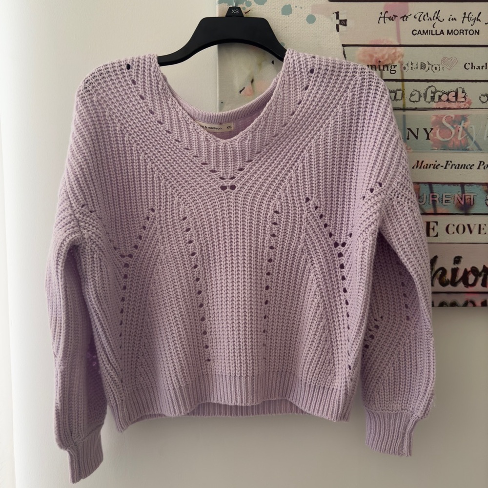 Moon & Madison Knit Crop Sweater